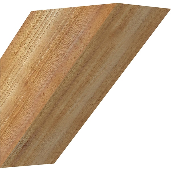 Ekena Millwork 6"W x 12"D x 12"H Traditional Rough Sawn Knee Brace, Western Red Cedar BRC06X12X12TRA00RWR - main